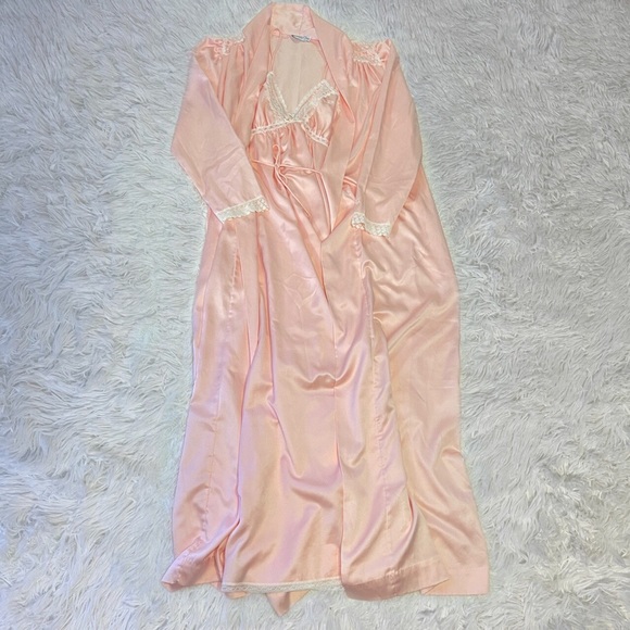 Vintage Christian Dior Lingerie Slip Dress Set - Picture 3 of 4